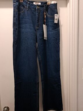 Royalty For Me Womens’ Dark Blue Bootcut Jeans